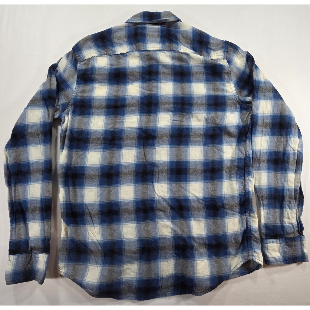 American Eagle Seriously Soft Plaid Button Down Shirt – Size S