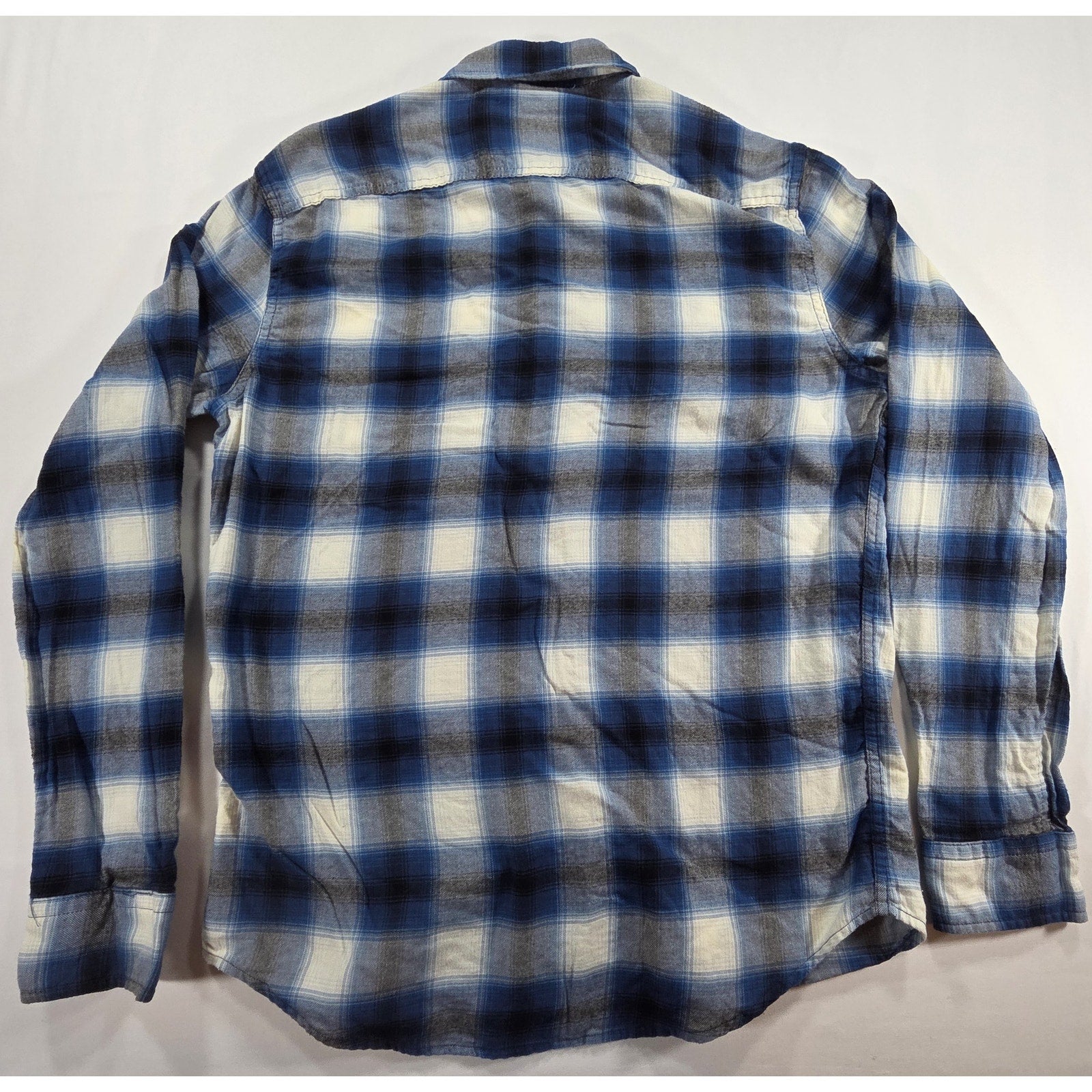 American Eagle Seriously Soft Plaid Button Down Shirt – Size S