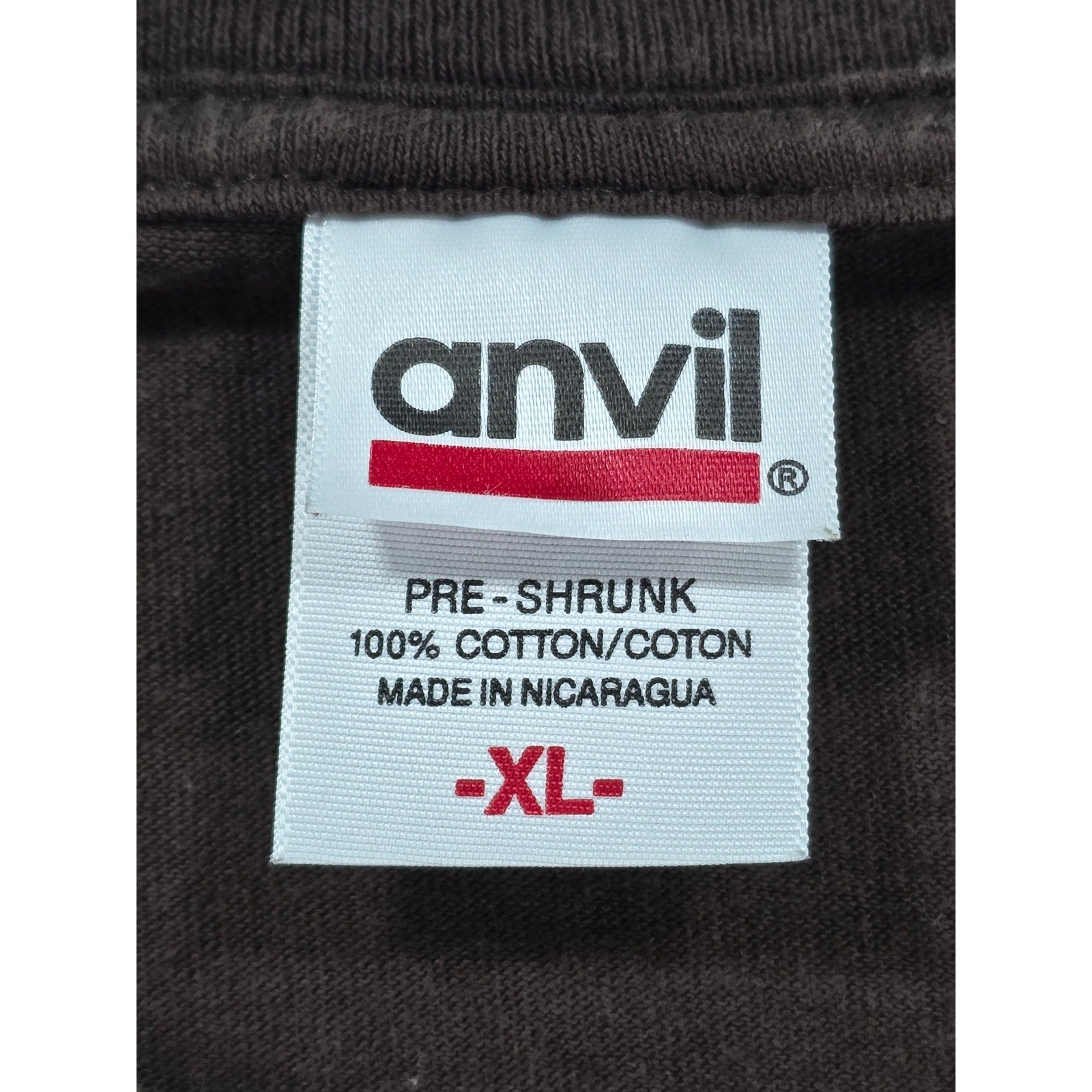 Anvil Schwetty Nuts Graphic T Shirt Brown – XL