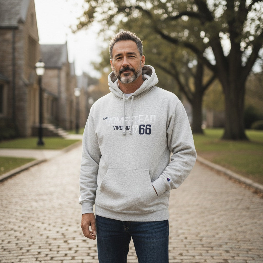 BigCotton The Homestead Virginia 1766 Graphic Hoodie – XL