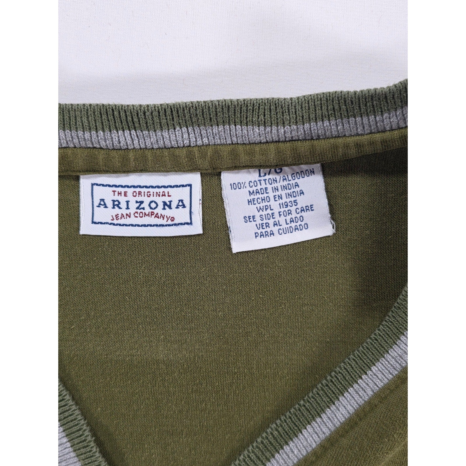 Arizona Sweater Vest Green – L