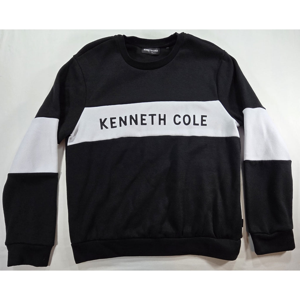 Kenneth Cole New York Logo Sweatshirt Black White – M
