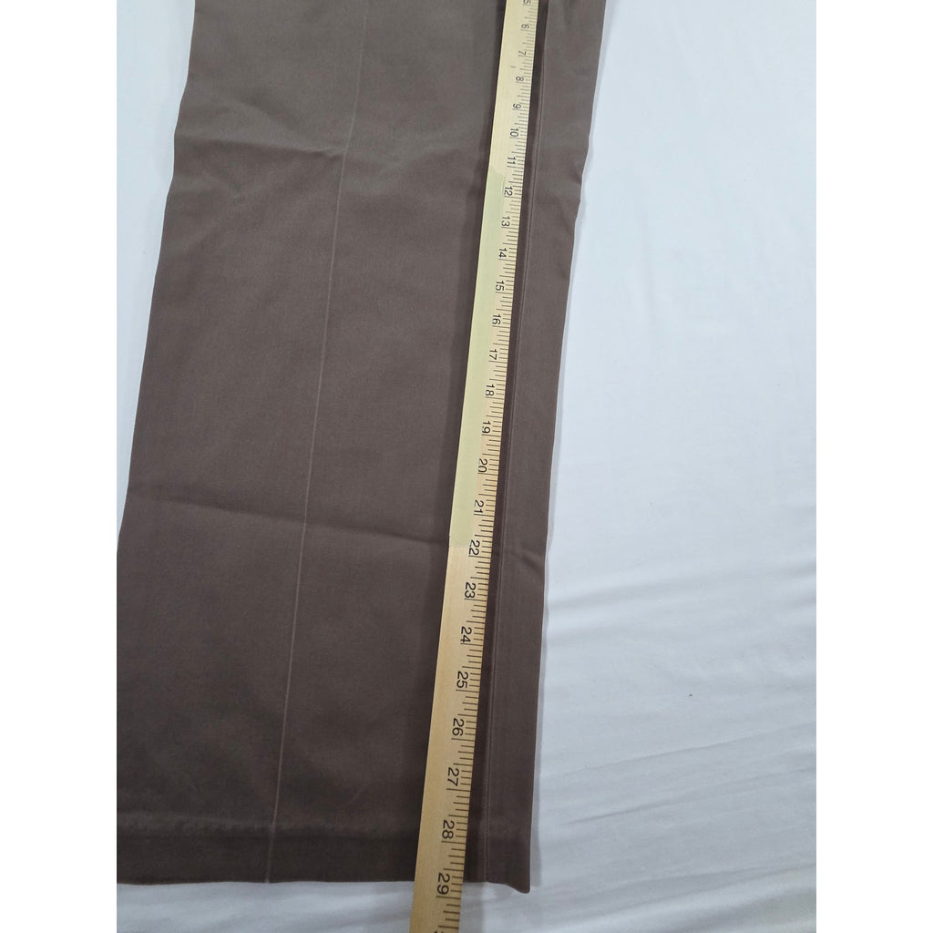 Croft & Barrow Dress Pants Brown Flat Front – 36x30
