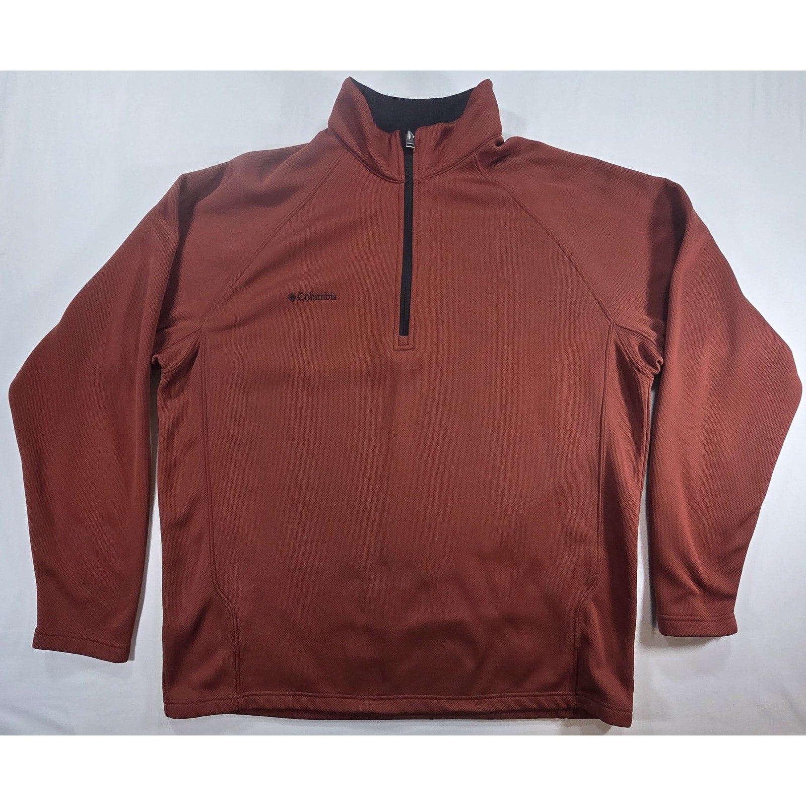Columbia Sportswear 1/4 Zip Pullover Burnt Orange – XL
