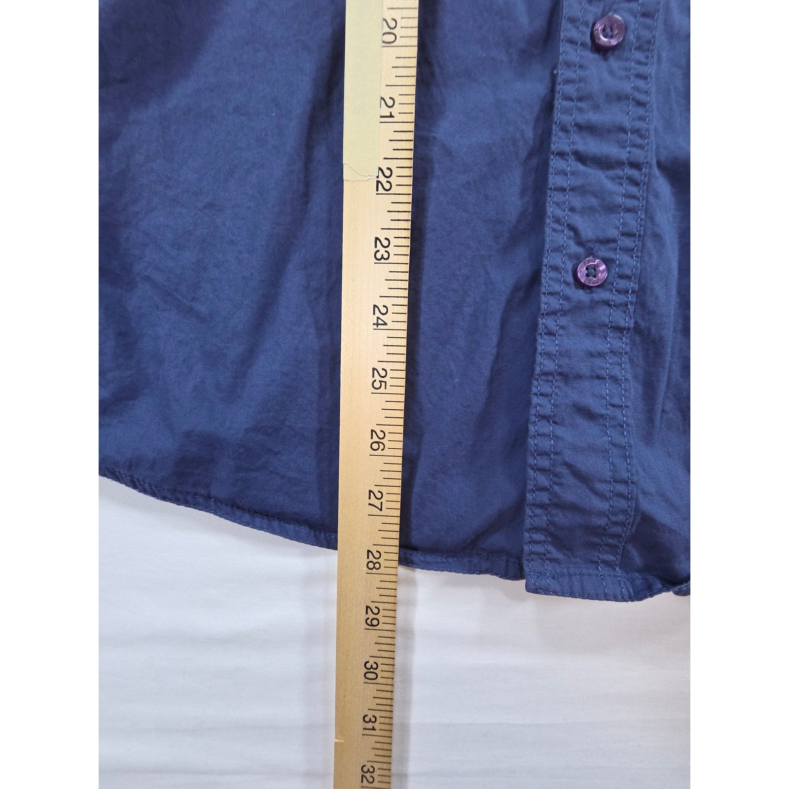 PD&C Long Sleeve Button Down Shirt Blue – M