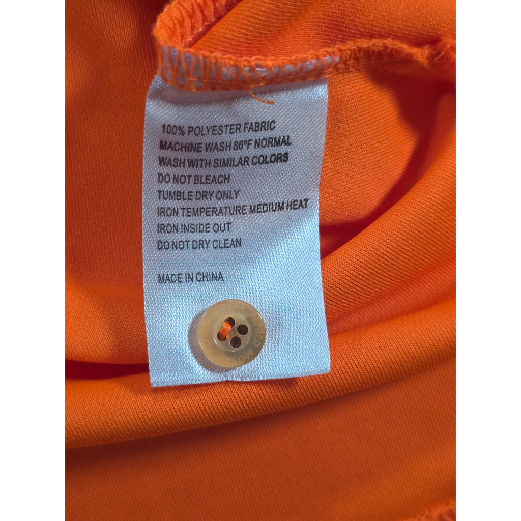 Alfred Morris Comfort Polo Shirt Neon Orange – XL