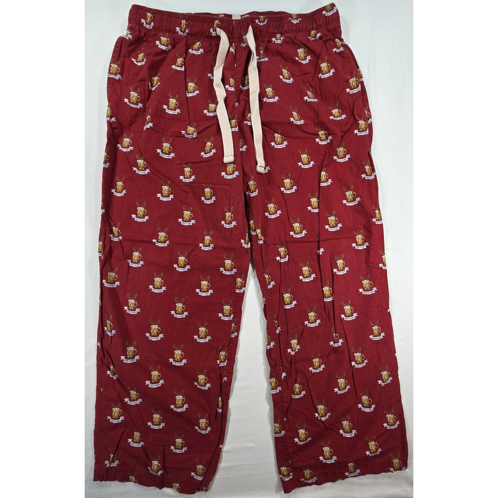 American Eagle Outfitters Pajama Pants Beer Steins Red – L