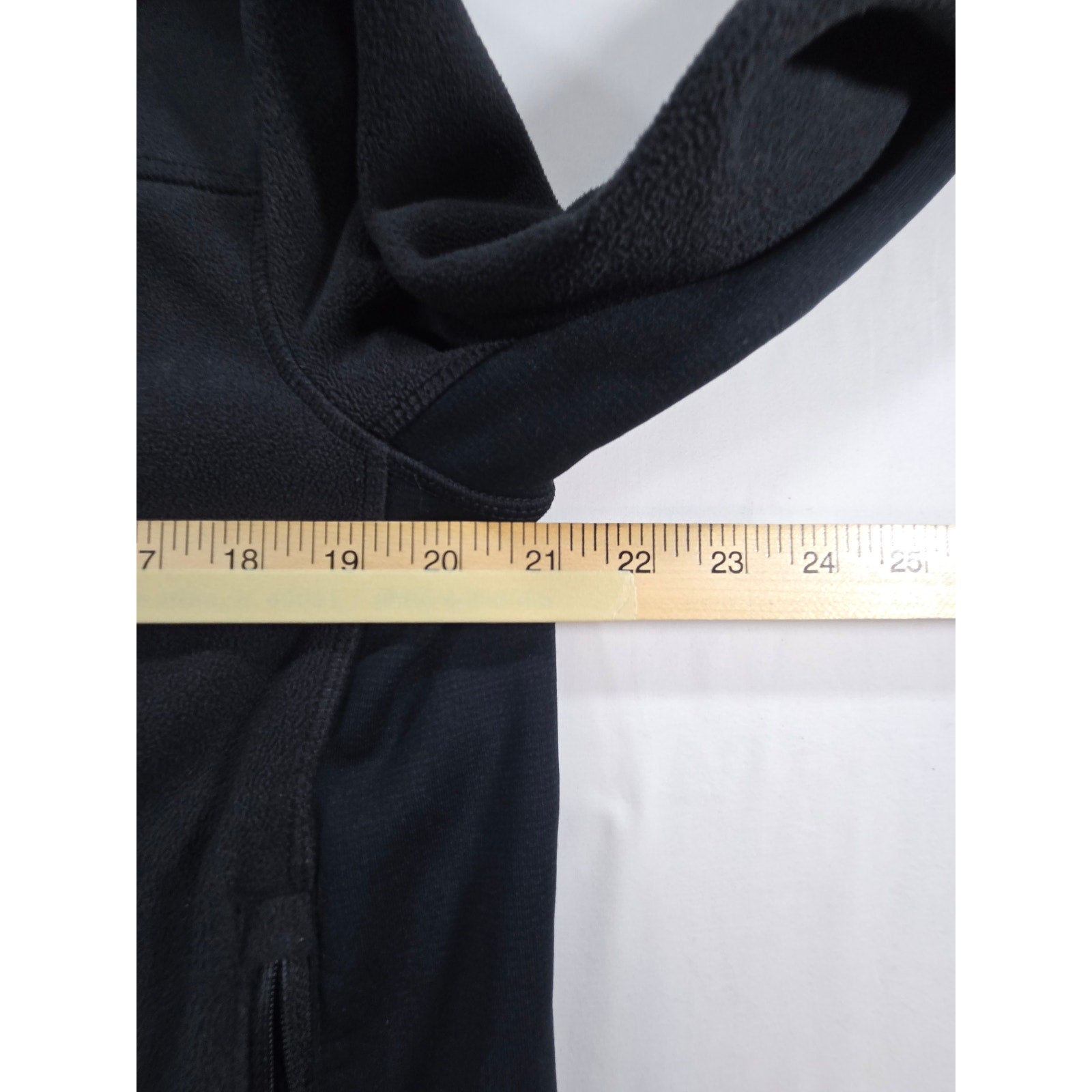 L.L. Bean Full Zip Fleece Jacket Black – M