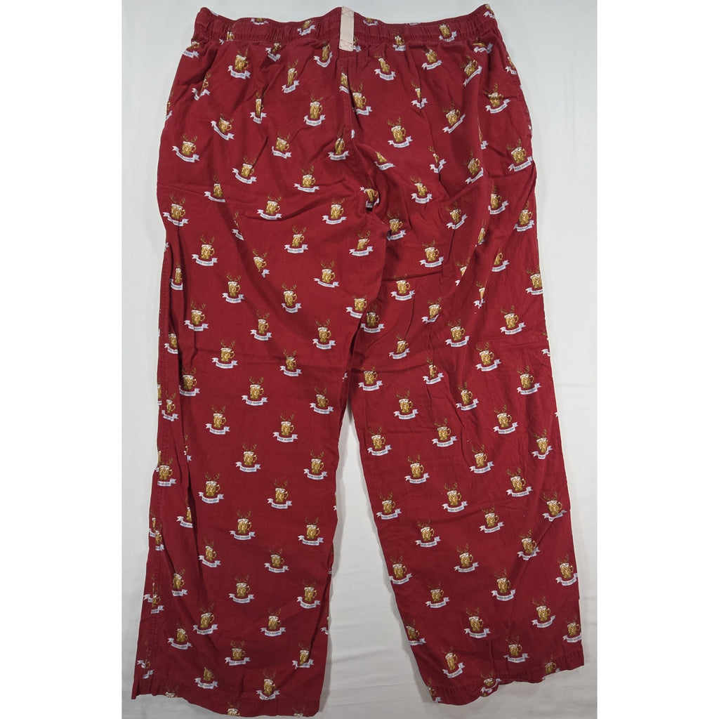American Eagle Outfitters Pajama Pants Beer Steins Red – L