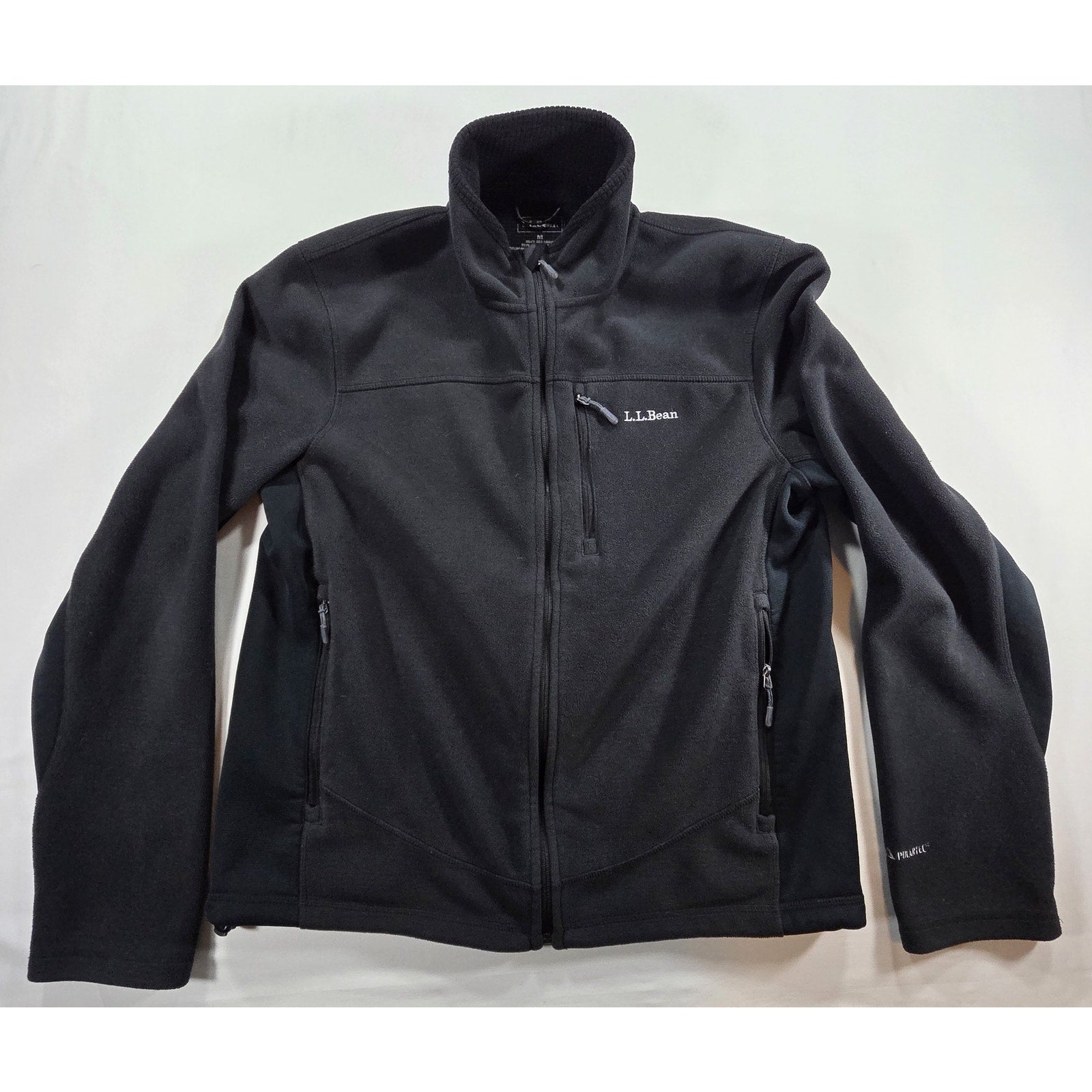 L.L. Bean Full Zip Fleece Jacket Black – M