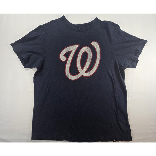 47 Brand Washington Nationals Graphic T Shirt Blue – L
