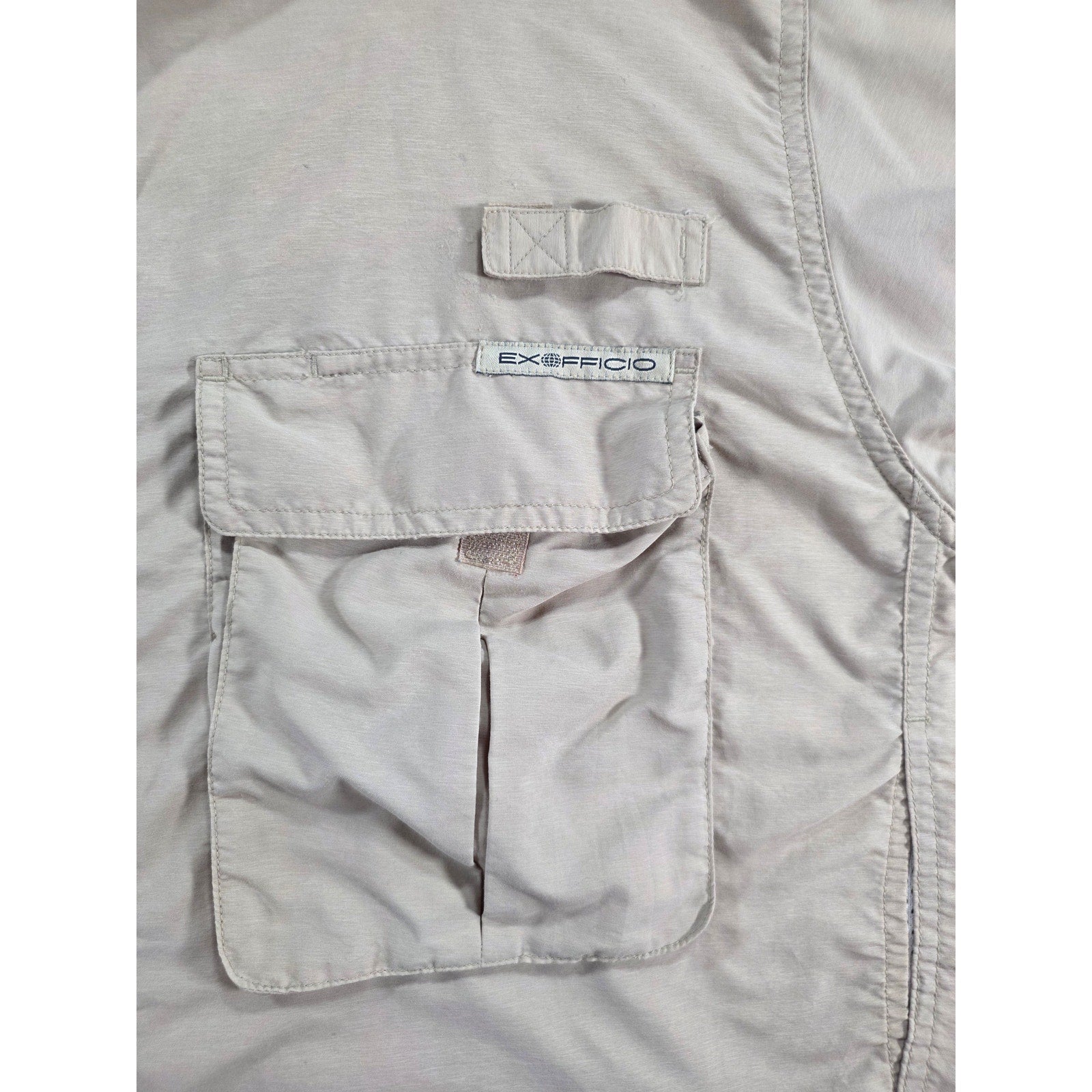 Ex Officio Adventure Vented Hiking Shirt Tan – M