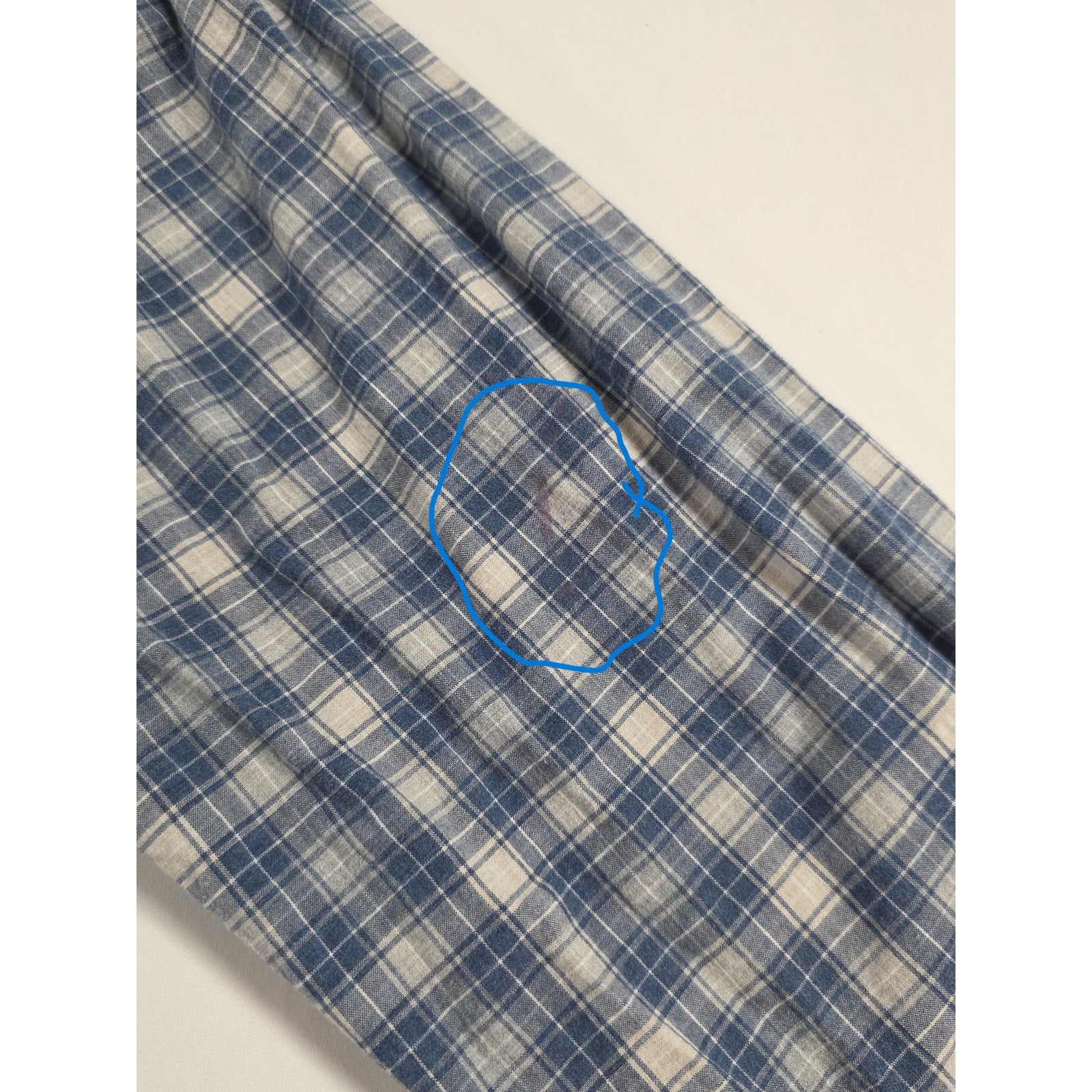 J Crew Slim Fit Plaid Button Down Shirt Blue Grey – M