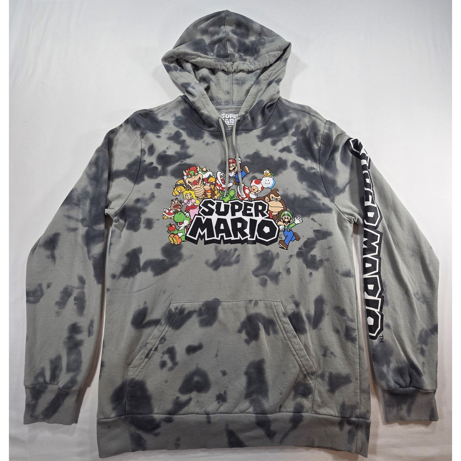 Super Mario Graphic Hoodie Grey – M