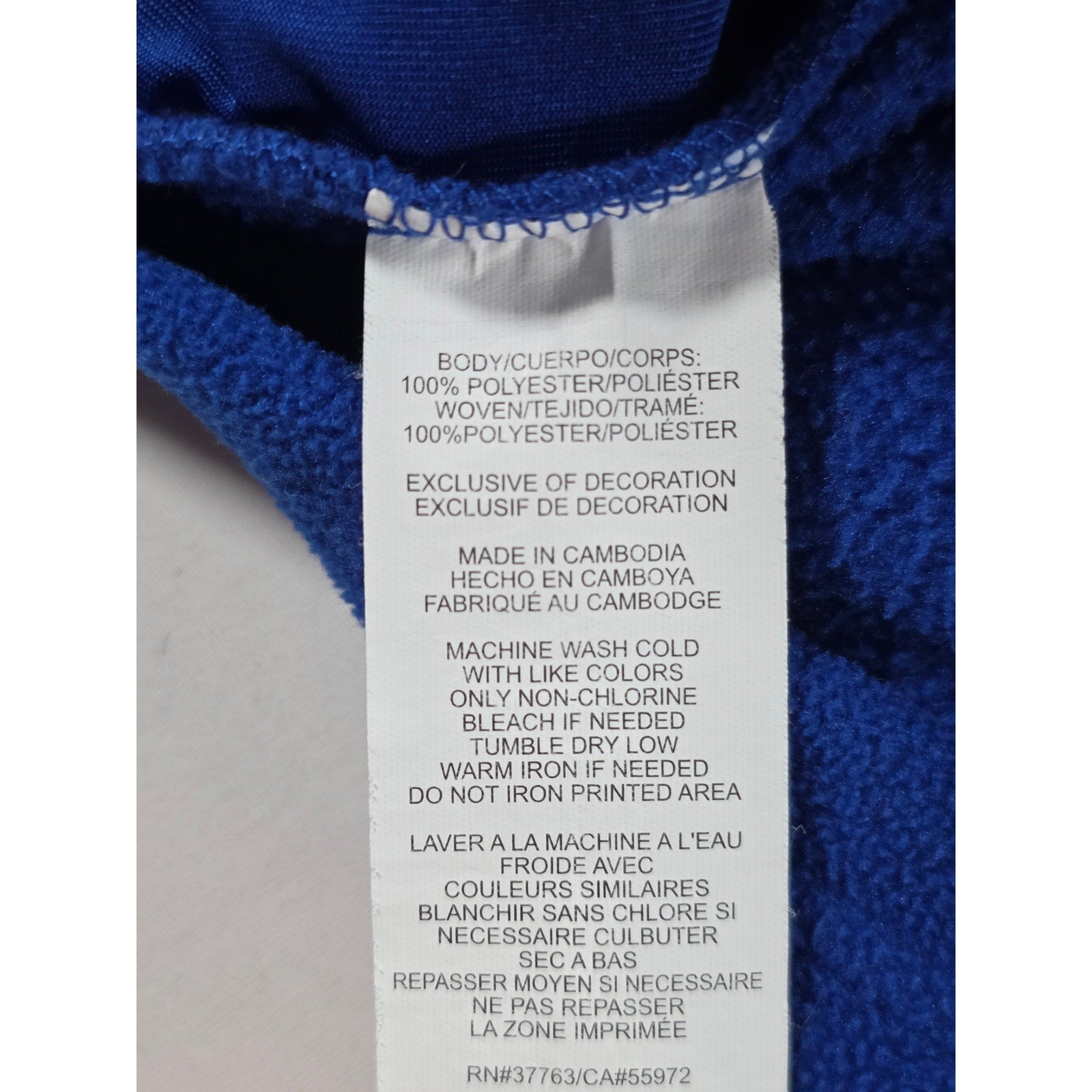 PGA Tour Full Zip Golf Vest Blue – L