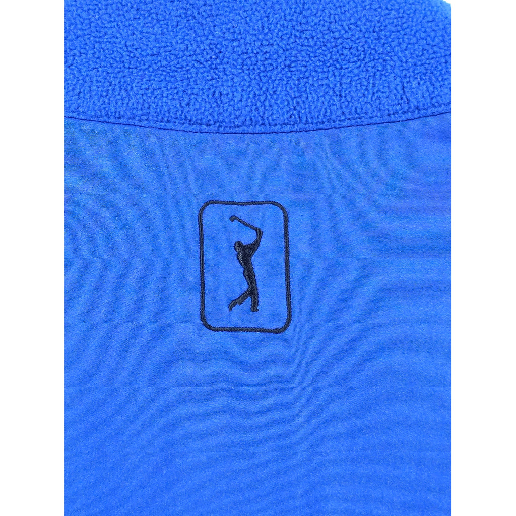PGA Tour Full Zip Golf Vest Blue – L