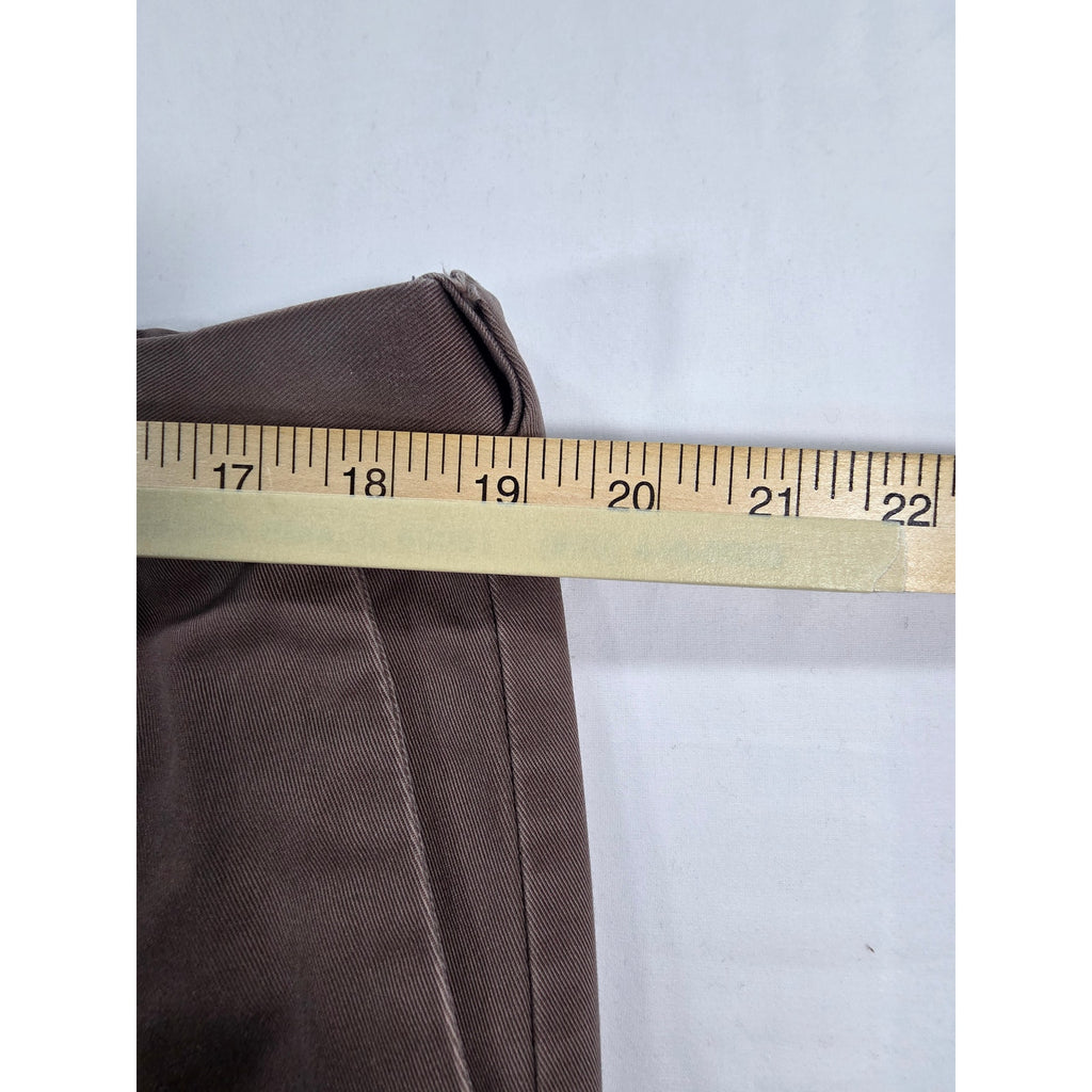 Croft & Barrow Dress Pants Brown Flat Front – 36x30