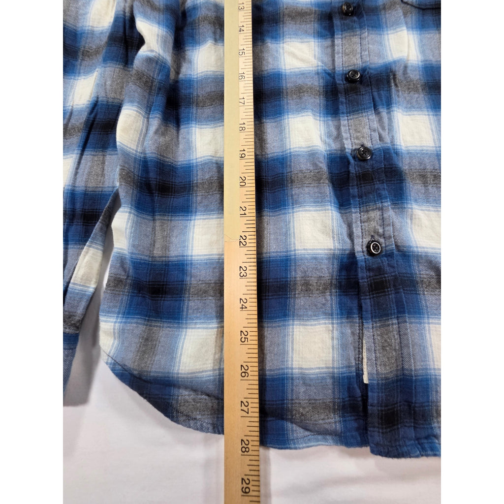 American Eagle Seriously Soft Plaid Button Down Shirt – Size S