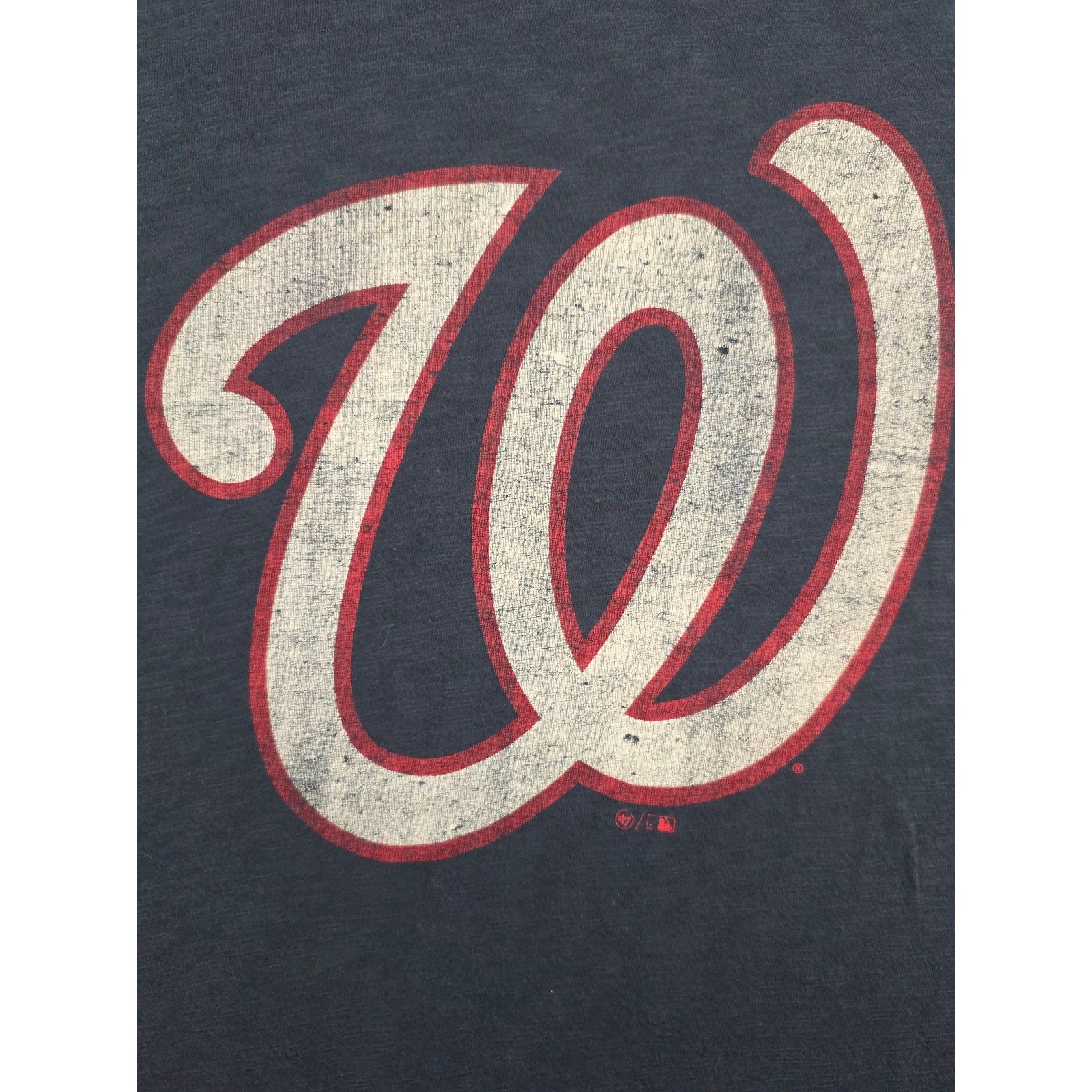 47 Brand Washington Nationals Graphic T Shirt Blue – L