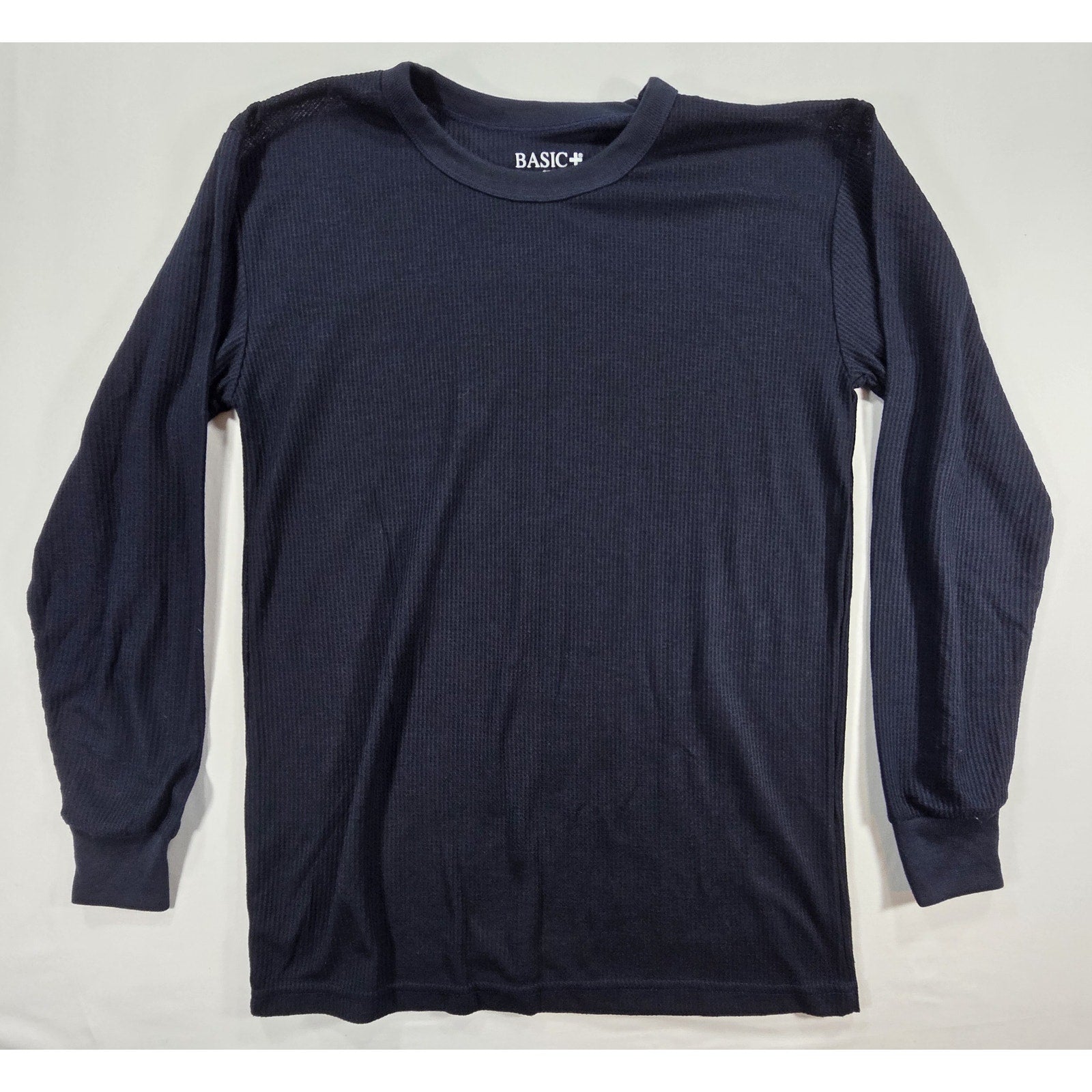 Basic + Lightweight Thermal Pajama Shirt – Black – Large