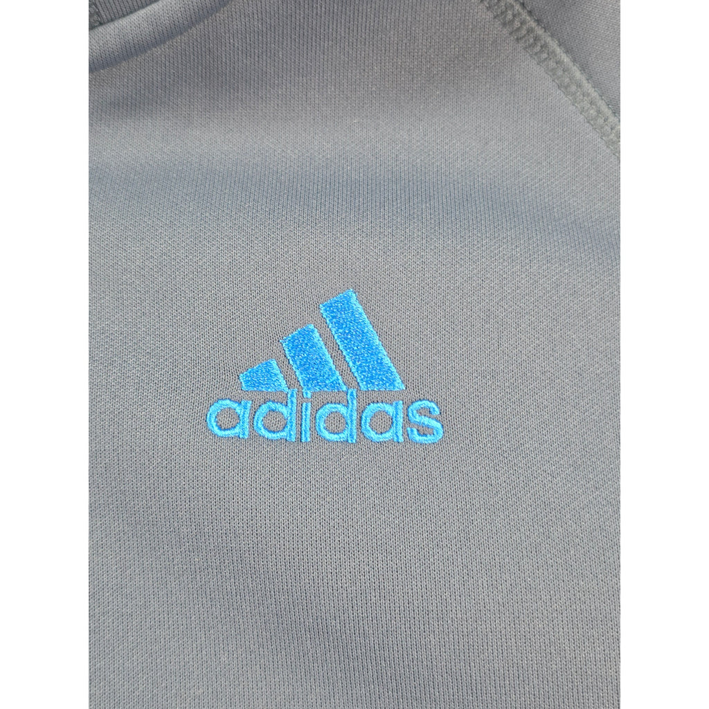 Adidas Zip Up Hoodie Slate Blue – XL