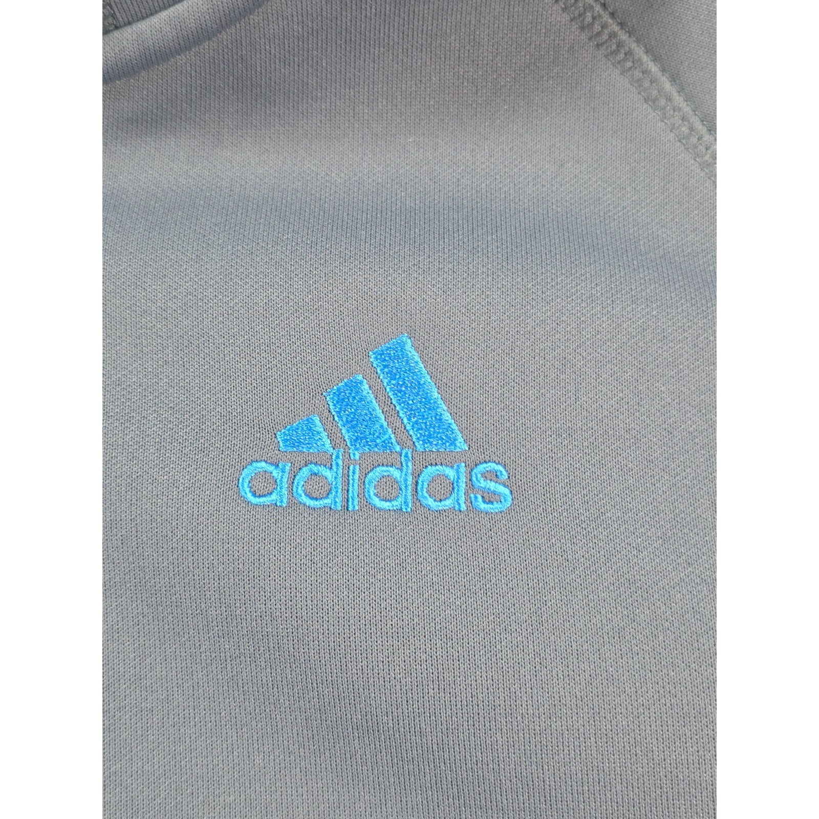 Adidas Zip Up Hoodie Slate Blue – XL