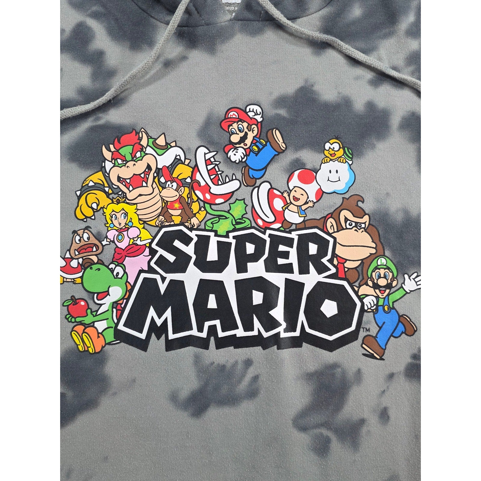 Super Mario Graphic Hoodie Grey – M