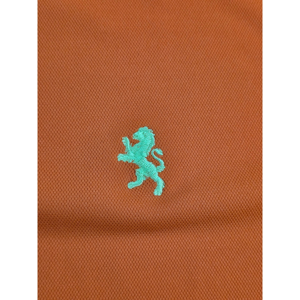 Alfred Morris Comfort Polo Shirt Neon Orange – XL