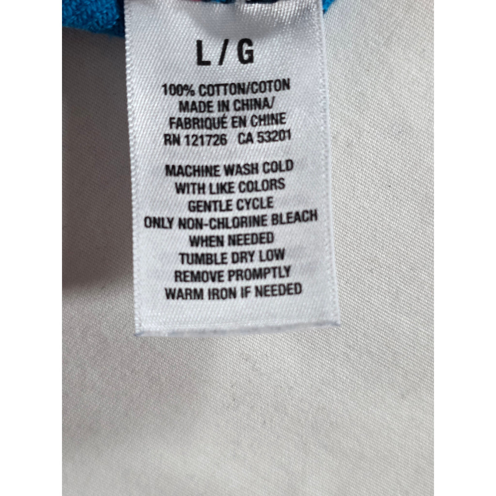 Aeropostale Plaid Flannel Button Down Shirt Blue Red – L